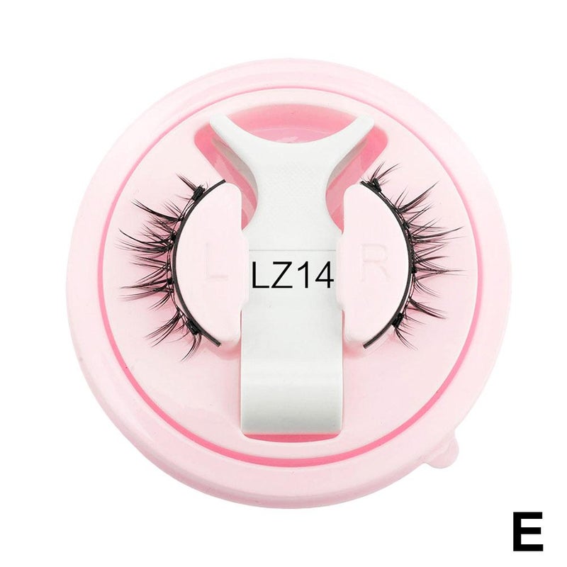 Magnetic false eyelashes, angled and crisscrossed, reusable, waterproof, natural, thick, glue-free eyelashes